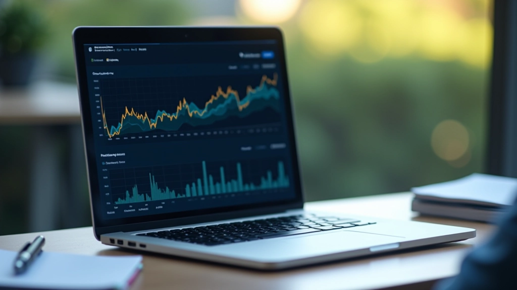 Technical performance metrics displayed on monitoring dashboard
