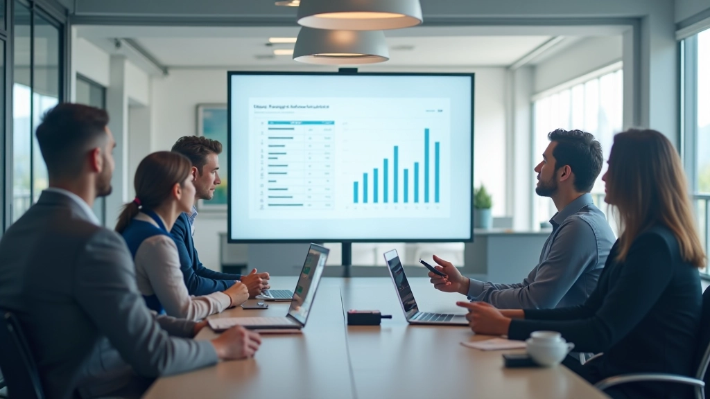 Payment processor team reviewing fraud detection system performance and metrics